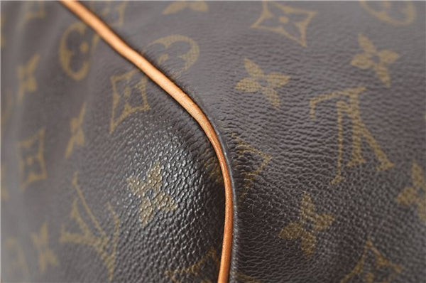 Auth Louis Vuitton Monogram Keepall Bandouliere 55 Boston Bag M41414 LV 6200D