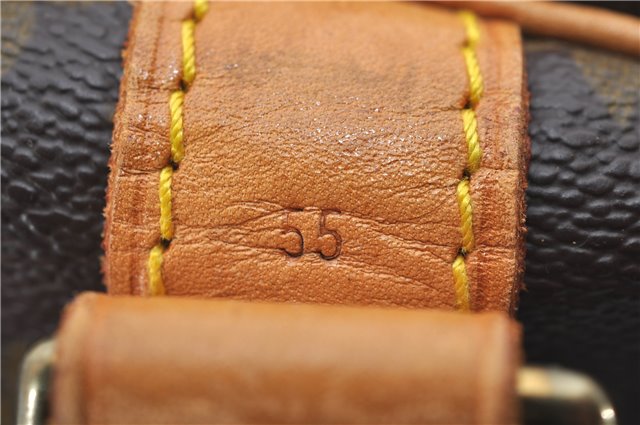Auth Louis Vuitton Monogram Keepall Bandouliere 55 Boston Bag M41414 LV 6200D