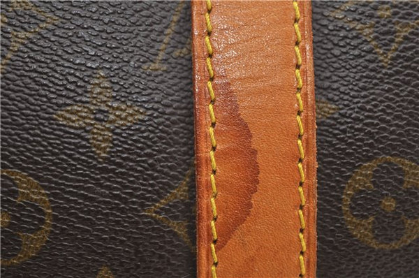 Auth Louis Vuitton Monogram Keepall Bandouliere 55 Boston Bag M41414 LV 6200D