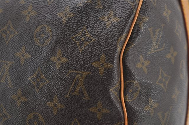 Auth Louis Vuitton Monogram Keepall Bandouliere 55 Boston Bag M41414 LV 6200D