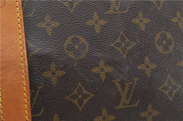 Auth Louis Vuitton Monogram Keepall Bandouliere 55 Boston Bag M41414 LV 6200D