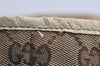 Authentic GUCCI Bamboo Sherry Line Tote Bag GG Canvas Leather Brown 6200I