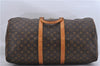 Authentic Louis Vuitton Monogram Keepall 55 Travel Boston Bag M41424 LV 6201D