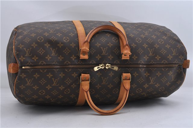 Authentic Louis Vuitton Monogram Keepall 55 Travel Boston Bag M41424 LV 6201D