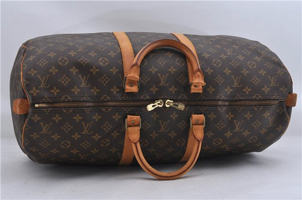 Authentic Louis Vuitton Monogram Keepall 55 Travel Boston Bag M41424 LV 6201D