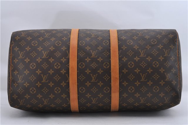 Authentic Louis Vuitton Monogram Keepall 55 Travel Boston Bag M41424 LV 6201D