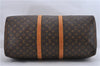 Authentic Louis Vuitton Monogram Keepall 55 Travel Boston Bag M41424 LV 6201D