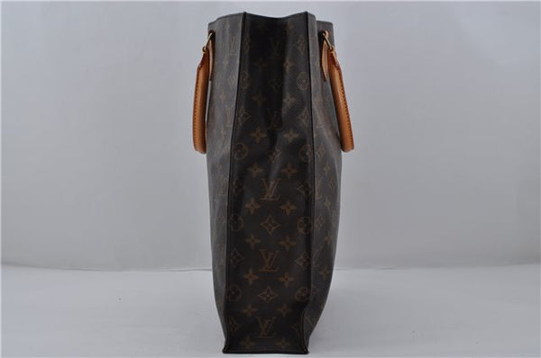 Authentic Louis Vuitton Monogram Sac Plat Hand Tote Bag M51140 LV 6201E