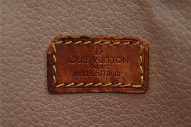 Authentic Louis Vuitton Monogram Sac Plat Hand Tote Bag M51140 LV 6201E