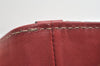 Authentic GUCCI Guccissima Shoulder Tote Bag GG Leather 257275 Red 6201I