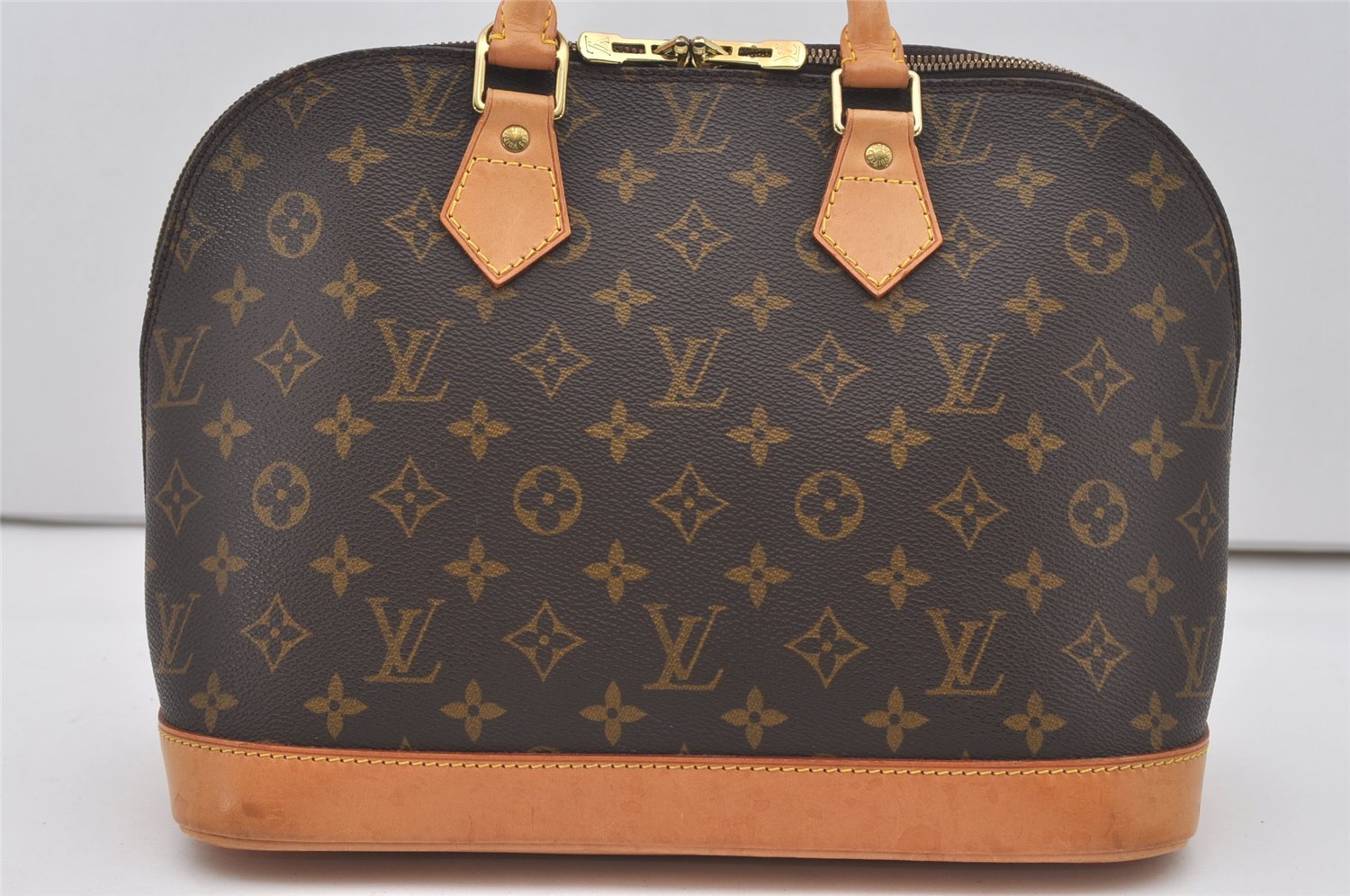 Authentic Louis Vuitton Monogram Alma Hand Bag Purse M51130 LV 6202I
