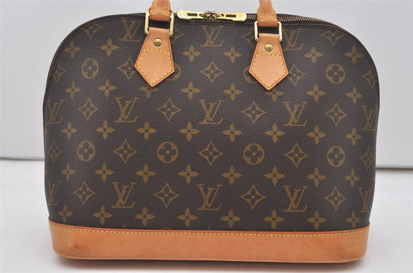 Authentic Louis Vuitton Monogram Alma Hand Bag Purse M51130 LV 6202I