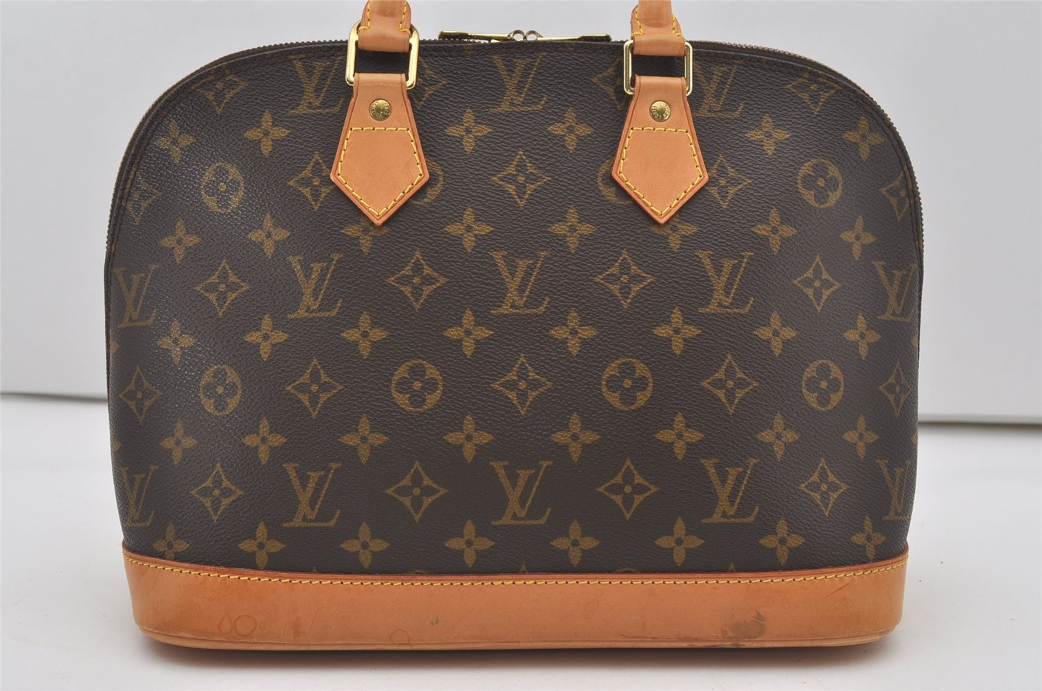 Authentic Louis Vuitton Monogram Alma Hand Bag Purse M51130 LV 6202I