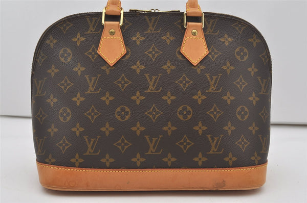 Authentic Louis Vuitton Monogram Alma Hand Bag Purse M51130 LV 6202I