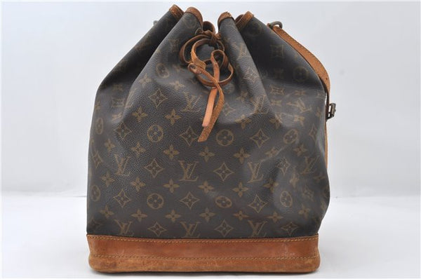 Authentic Louis Vuitton Monogram Noe Shoulder Bag M42224 LV 6203E