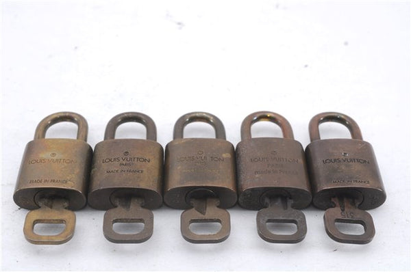 Authentic Louis Vuitton Padlock & Keys 10Set LV 6204D