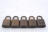 Authentic Louis Vuitton Padlock & Keys 10Set LV 6204D