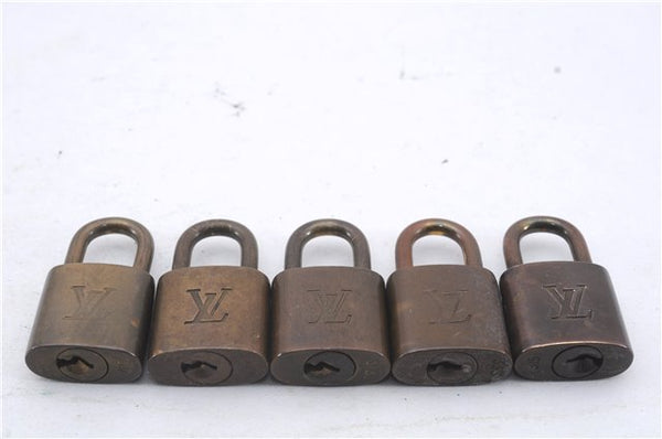 Authentic Louis Vuitton Padlock & Keys 10Set LV 6204D