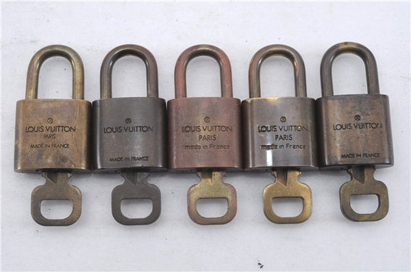 Authentic Louis Vuitton Padlock & Keys 10Set LV 6204D