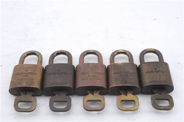 Authentic Louis Vuitton Padlock & Keys 10Set LV 6204D