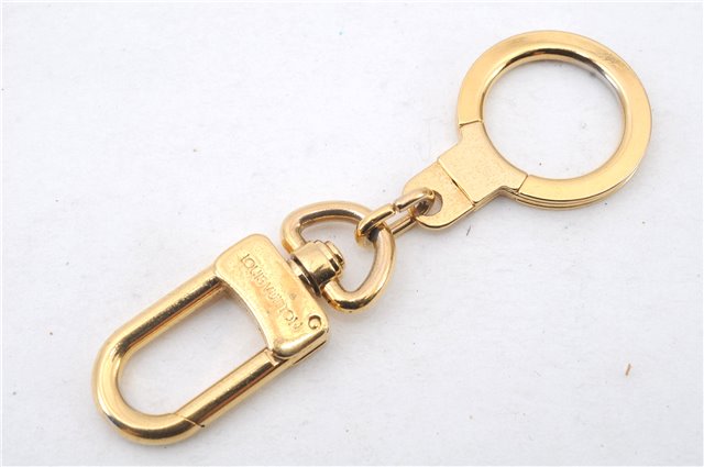 Authentic LOUIS VUITTON Charm Key Chain Anokre Gold M62694 LV 6205C