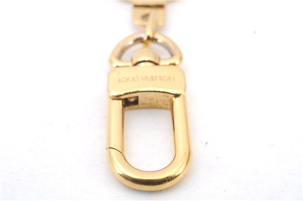 Authentic LOUIS VUITTON Charm Key Chain Anokre Gold M62694 LV 6205C