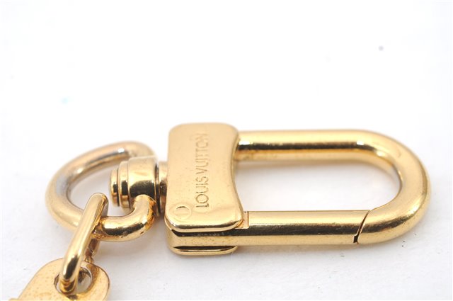 Authentic LOUIS VUITTON Charm Key Chain Anokre Gold M62694 LV 6205C