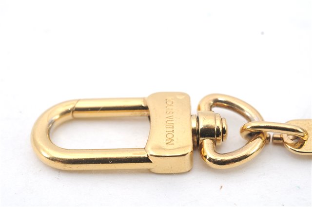 Authentic LOUIS VUITTON Charm Key Chain Anokre Gold M62694 LV 6205C