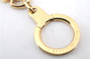 Authentic LOUIS VUITTON Charm Key Chain Anokre Gold M62694 LV 6205C