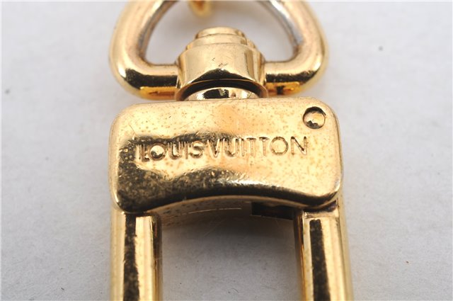 Authentic LOUIS VUITTON Charm Key Chain Anokre Gold M62694 LV 6205C