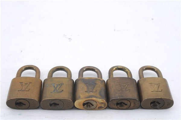 Authentic Louis Vuitton Padlock & Keys 10Set LV 6205D