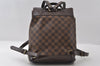 Authentic Louis Vuitton Damier Soho Backpack N51132 LV 6205I