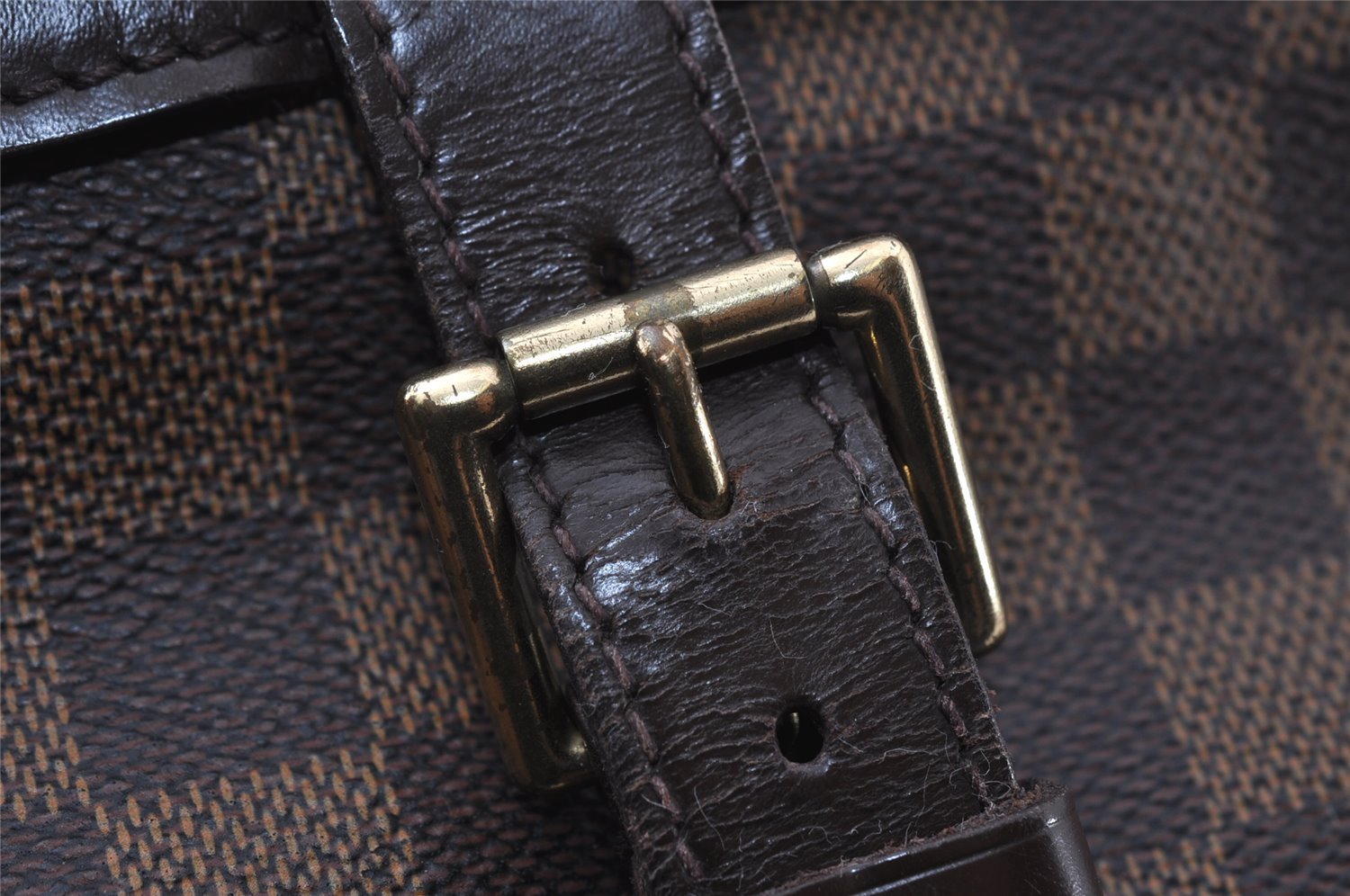 Authentic Louis Vuitton Damier Soho Backpack N51132 LV 6205I