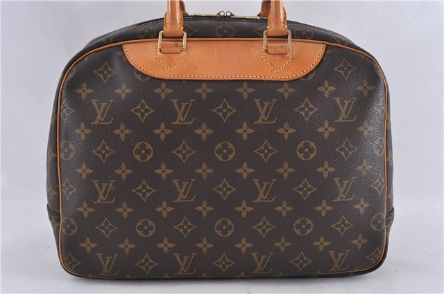 Authentic LOUIS VUITTON Monogram Deauville Hand Bag M47270 LV 6206C
