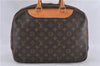 Authentic LOUIS VUITTON Monogram Deauville Hand Bag M47270 LV 6206C