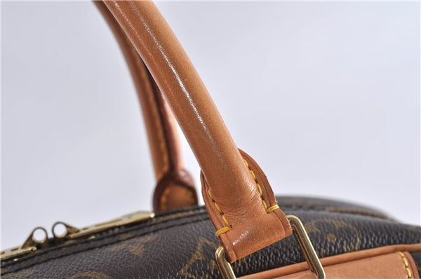 Authentic LOUIS VUITTON Monogram Deauville Hand Bag M47270 LV 6206C