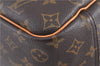 Authentic LOUIS VUITTON Monogram Deauville Hand Bag M47270 LV 6206C