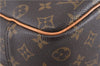 Authentic LOUIS VUITTON Monogram Deauville Hand Bag M47270 LV 6206C
