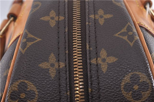 Authentic LOUIS VUITTON Monogram Deauville Hand Bag M47270 LV 6206C