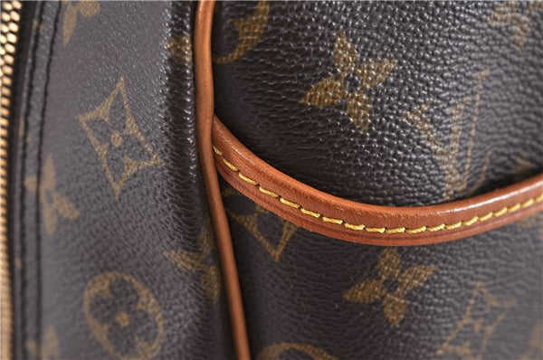 Authentic LOUIS VUITTON Monogram Deauville Hand Bag M47270 LV 6206C