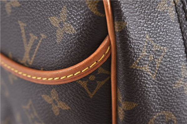 Authentic LOUIS VUITTON Monogram Deauville Hand Bag M47270 LV 6206C