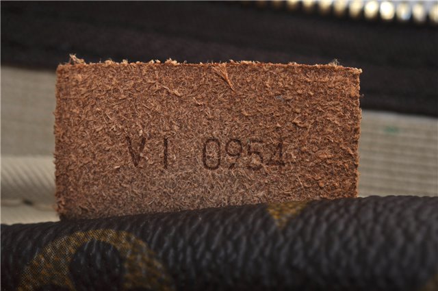 Authentic LOUIS VUITTON Monogram Deauville Hand Bag M47270 LV 6206C