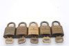 Authentic Louis Vuitton Padlock & Keys 10Set LV 6206D