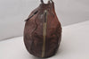 Authentic PRADA Vintage Leather Nappa 2Way Shoulder Hand Tote Bag Brown 6206I