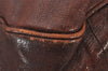 Authentic PRADA Vintage Leather Nappa 2Way Shoulder Hand Tote Bag Brown 6206I