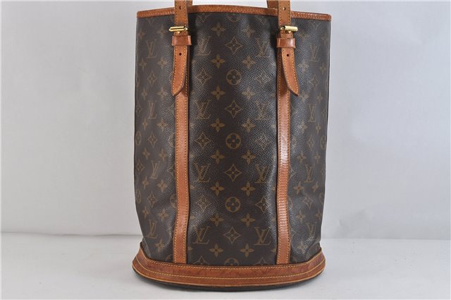 Authentic LOUIS VUITTON Monogram Bucket GM Shoulder Bag M42236 LV 6209C