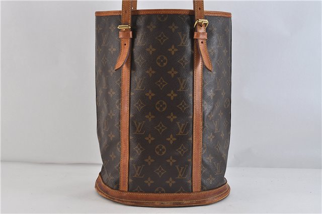 Authentic LOUIS VUITTON Monogram Bucket GM Shoulder Bag M42236 LV 6209C