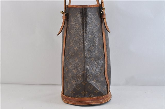 Authentic LOUIS VUITTON Monogram Bucket GM Shoulder Bag M42236 LV 6209C