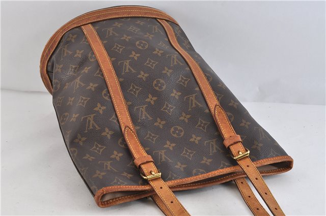 Authentic LOUIS VUITTON Monogram Bucket GM Shoulder Bag M42236 LV 6209C