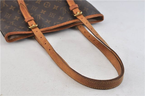 Authentic LOUIS VUITTON Monogram Bucket GM Shoulder Bag M42236 LV 6209C